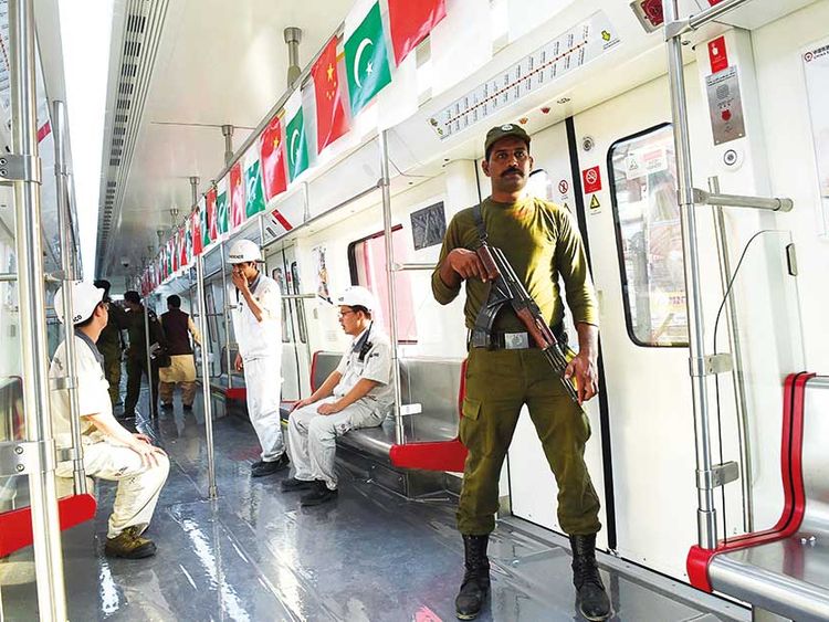 metro train, China-Pakistan Economic Corridor,  China State Railway Group Co, Pakistan's First Metro, Lahore